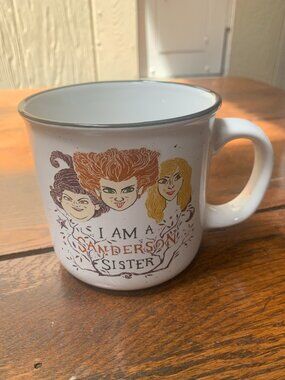 Silver Buffalo hocus pocus ceramic camper 20oz mug selling as is